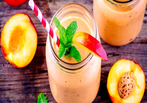 اسموتی شلیل رو به 2 شیوه متفاوت و رژیمی درست کن + طرز تهیه