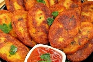 کوکو سیب زمینی بدون تخم مرغ برای گیاهخواران + روش تهیه 
