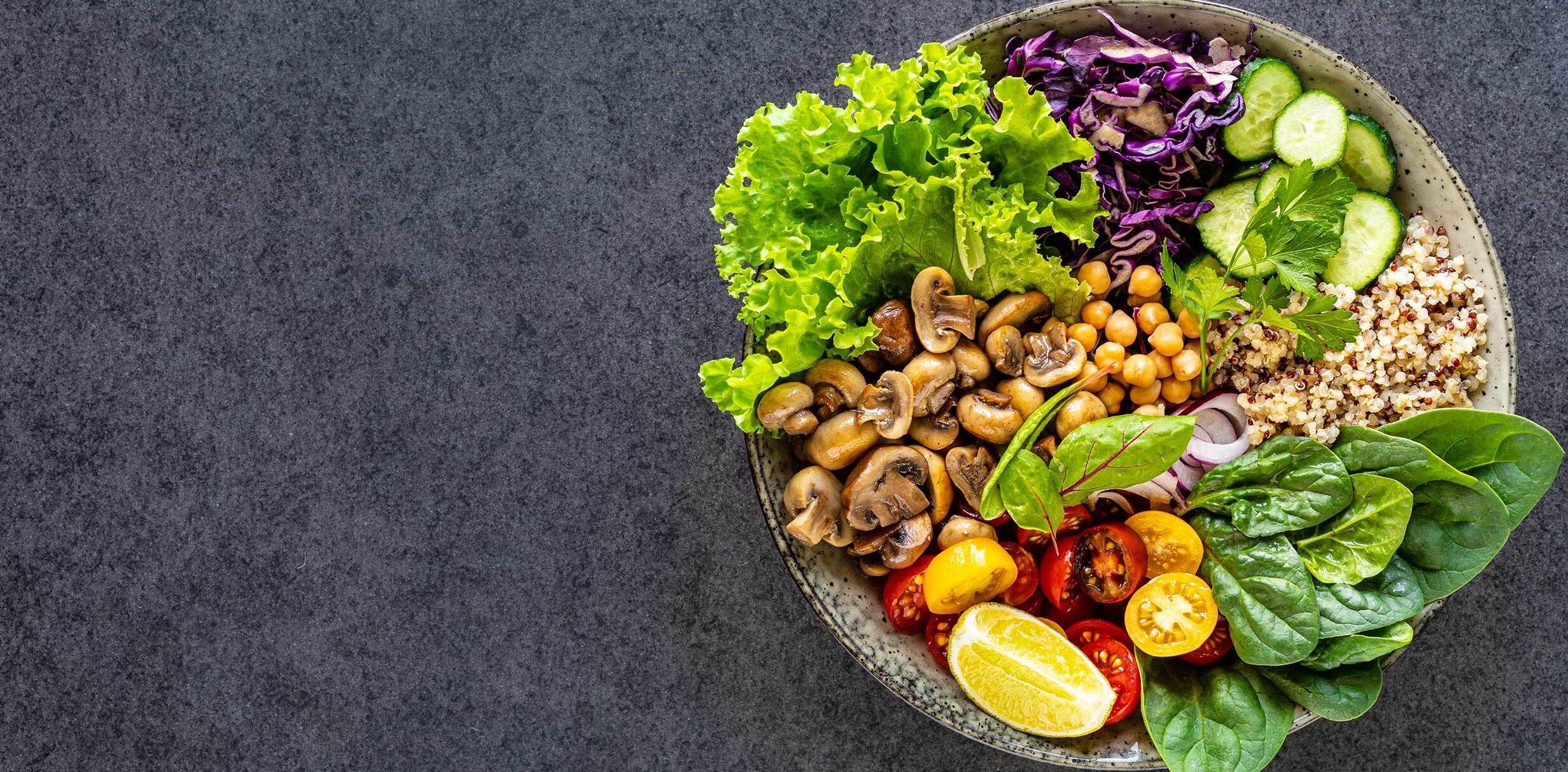 نحوه تهیه ۶ نوع سالاد ارگانیک برای گیاهخواران
