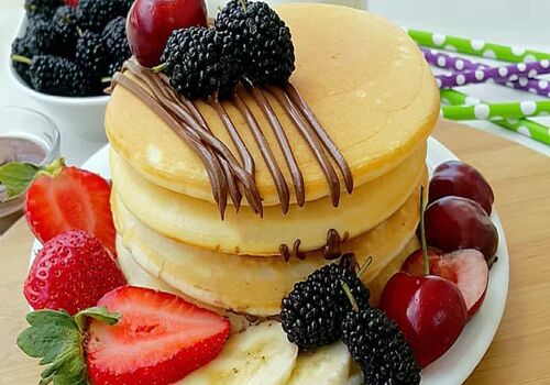 پنکیک رولی و رژیمی برای مهمونای آخر هفته + طرز تهیه 