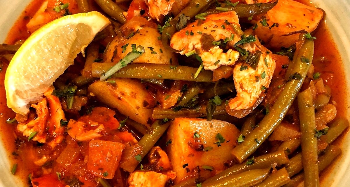 خورشت لوبیا سبز
