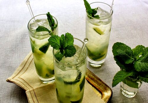 موهیتو با نعنا به سبک کافی شاپ ها + طرز تهیه 