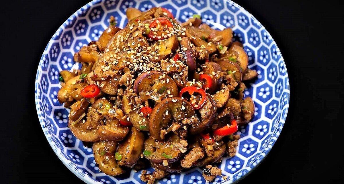 خوراک کدو سبز