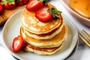این مدل پنکیک بدون شیر درست میشه! | نحوه تهیه پنکیک گیاهی